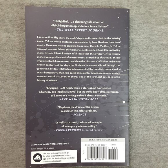 The Hunt for Vulcan by Thomas Levenson, And how Albert Einstein Destroyed.... - Picture 2 of 3